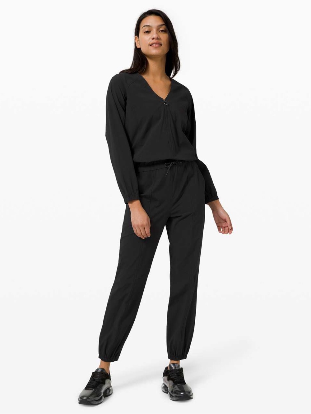 Lululemon Dynamic Days Lightweight Jumpsuit Travel Gym Casual Activewear Summer